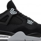Mens Wmns Air Jordan 4 Retro SE Black Canvas DH7138 006