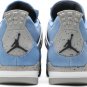 Mens Wmns Air Jordan 4 Retro University Blue CT8527 400