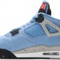 Mens Wmns Air Jordan 4 Retro University Blue CT8527 400