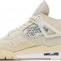 Mens Wmns Off-White x  Air Jordan 4 SP Sail CV9388 100
