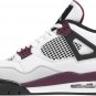 Mens Wmns Paris Saint-Germain x Air Jordan 4 Retro Bordeaux CZ5624 100