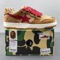 A Bathing Ape Bape Sta Low Beige Red