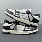 Amiri Skel Top Low White Blacke White