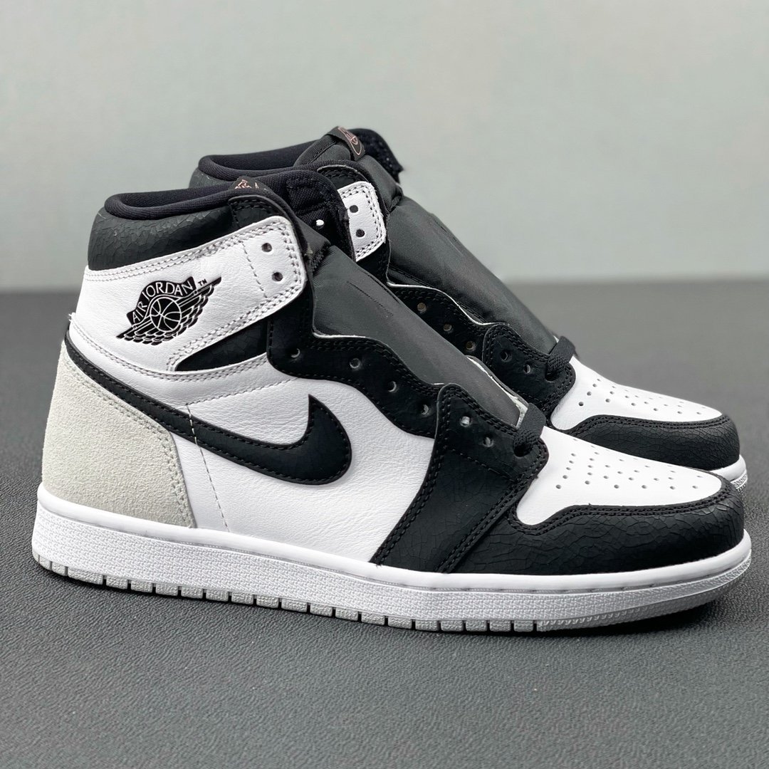 Jordan 1 High Stage Haze White Black Grey