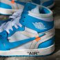 Jordan 1 Retro High Off-White University Powder Blue