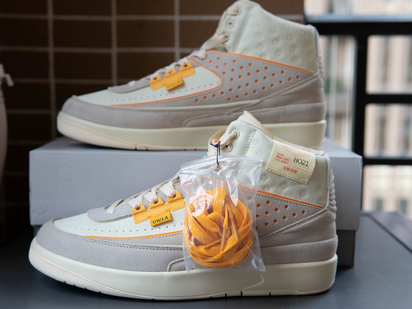 Jordan 2 Union Grey Orange