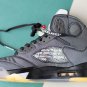 Jordan 5 Retro Off-White Black MUSLIN-FIRE Red