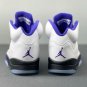 Jordan 5 White Purple