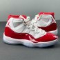 Jordan 11 High Cherry White Red