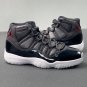 Jordan 11 Retro 72-10 BLACK-GYM RED-WHITE