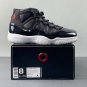 Jordan 11 Retro 72-10 BLACK-GYM RED-WHITE
