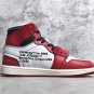 Air Jordan 1 Retro High Off-White Chicago Red Sneakers