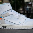 Men's Air Jordan 1 Retro High Off-White White Sneakers_1