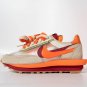 Nike LD Waffle Sacai CLOT Kiss Of Death Net Orange Blaze