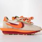 Nike LD Waffle Sacai CLOT Kiss Of Death Net Orange Blaze
