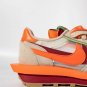 Nike LD Waffle Sacai CLOT Kiss Of Death Net Orange Blaze