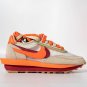 Nike LD Waffle Sacai CLOT Kiss Of Death Net Orange Blaze