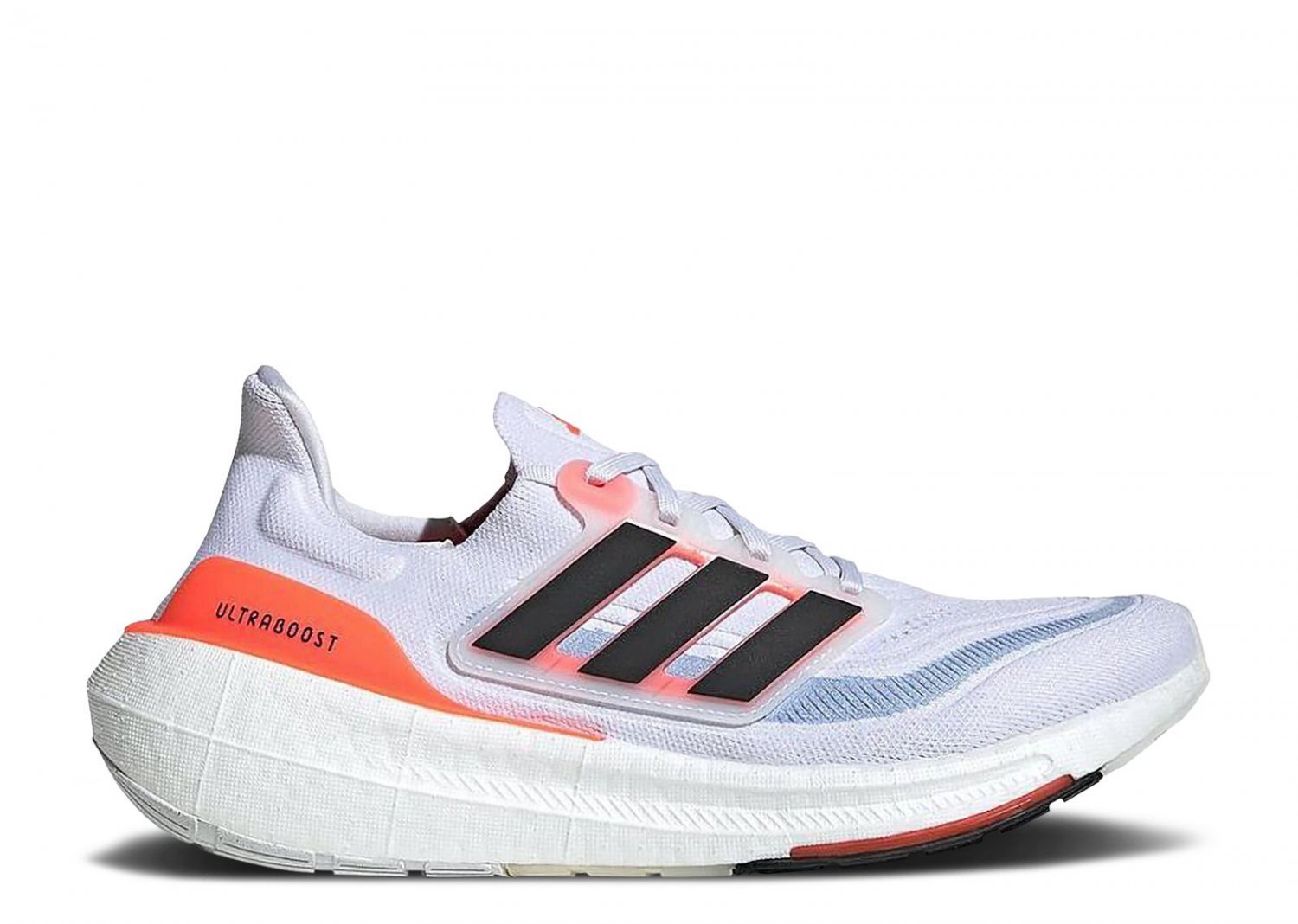 UltraBoost Light White Solar Red