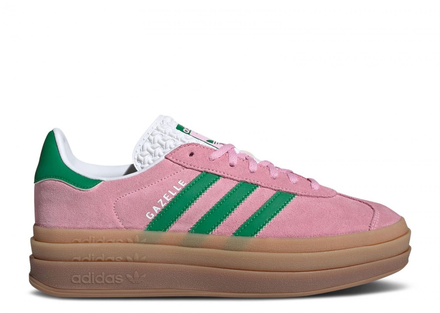 Wmns Gazelle Bold True Pink Green