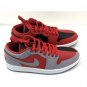 Men & Wmns Jordan 1 Low SE Homage Split Gym Red Cement Grey