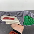 Men & Wmns Air Jordan 3 WhiteVarsity Red-Lucky Green-Cement Grey