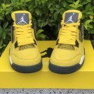 Men & Wmns Air Jordan 4 ‘Lightning 2021’ Tour YellowDark Blue-Grey-White