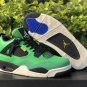 Men & Wmns Air Jordan 4 &acirc;��Manila&acirc;�� Green Black