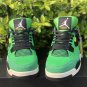 Men & Wmns Air Jordan 4 &acirc;��Manila&acirc;�� Green Black