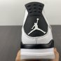 Men & Wmns Air Jordan 4 &acirc;��Military Black&acirc;�� WhiteBlack-Neutral Grey