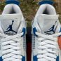 Men & Wmns Air Jordan 4 &acirc;��Military Blue&acirc;��