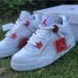 Men & Wmns Air Jordan 4 &acirc;��Red Metallic&acirc;��