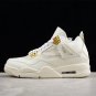 Men & Wmns Air JORDAN 4  SAIL WHITEGOLDGREY