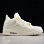 Men & Wmns Air JORDAN 4  SAIL WHITEGOLDGREY