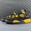 Men & Wmns Air Jordan 4 “Thunder 2023” BlackTour Yellow