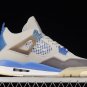 Men & Wmns Air Jordan 4 Grey Blue Basketball