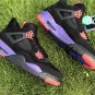 Men & Wmns Air Jordan 4 NRG &acirc;��Raptors&acirc;�� BlackRed-Court Purple AQ3816-056