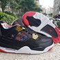 Men & Wmns Air Jordan 4 OG &acirc;��CNY&acirc;�� Black Red-White