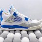 Men & Wmns Air Jordan 4 Retro  Military Blue