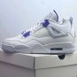 Men & Wmns Air Jordan 4 Retro  Purple Metallic