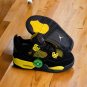 Men & Wmns Air Jordan 4 retro  Thunder  BlackTour Yellow