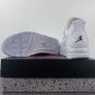 Men & Wmns Air Jordan 4 Retro &acirc;��Pure Money&acirc;�� White 308497-100