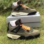 Men & Wmns Air Jordan 4 Retro &acirc;��Undefeated&acirc;�� Green Clementine-Black-White