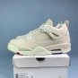 Men & Wmns Air Jordan 4 Retro Blank Canvas