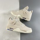 Men & Wmns Air Jordan 4 Retro Blank Canvas