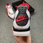 Men & Wmns Air Jordan 4 Retro Fire Red