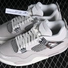 Men & Wmns Air JORDAN 4 RETRO FROZEN MOMENTS WHITEGREYBLACK