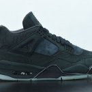 Men & Wmns Air Jordan 4 Retro Kaws Black