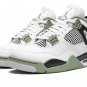Men & Wmns Air JORDAN 4 RETRO Men & Wmns Seafoam  Oil Green