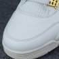 Men & Wmns Air Jordan 4 Retro Metallic Gold
