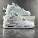 Men & Wmns Air Jordan 4 Retro Metallic Green
